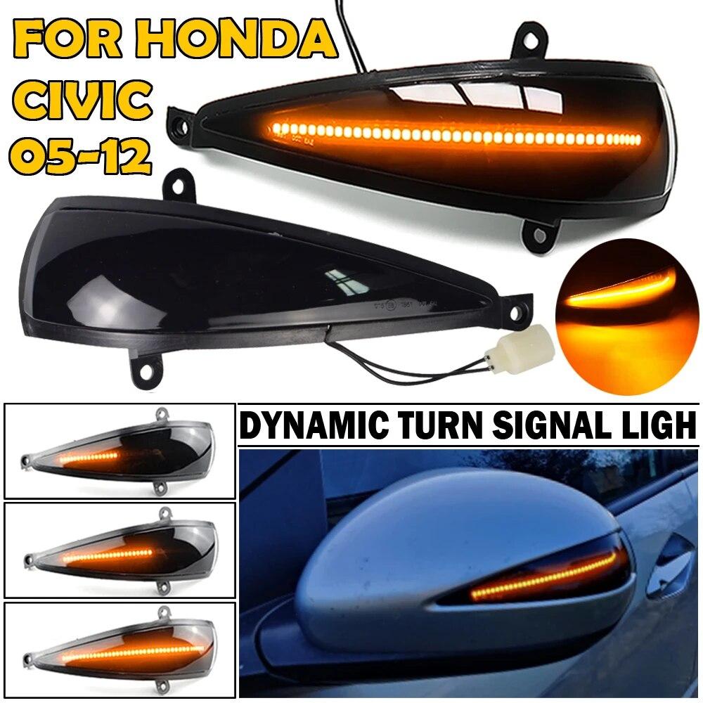Dynamic Blinker for Honda Civic 8th Hatchback Coupe LED Turn Signal light arrow mirror indicator 2005 up FA1 FD1 FD2 FN2
Dynamic Blinker for Honda Civic 8th Hatchback Coupe LED Turn Signal light arrow mirror indicator 2005 up FA1 FD1 FD2 FN2