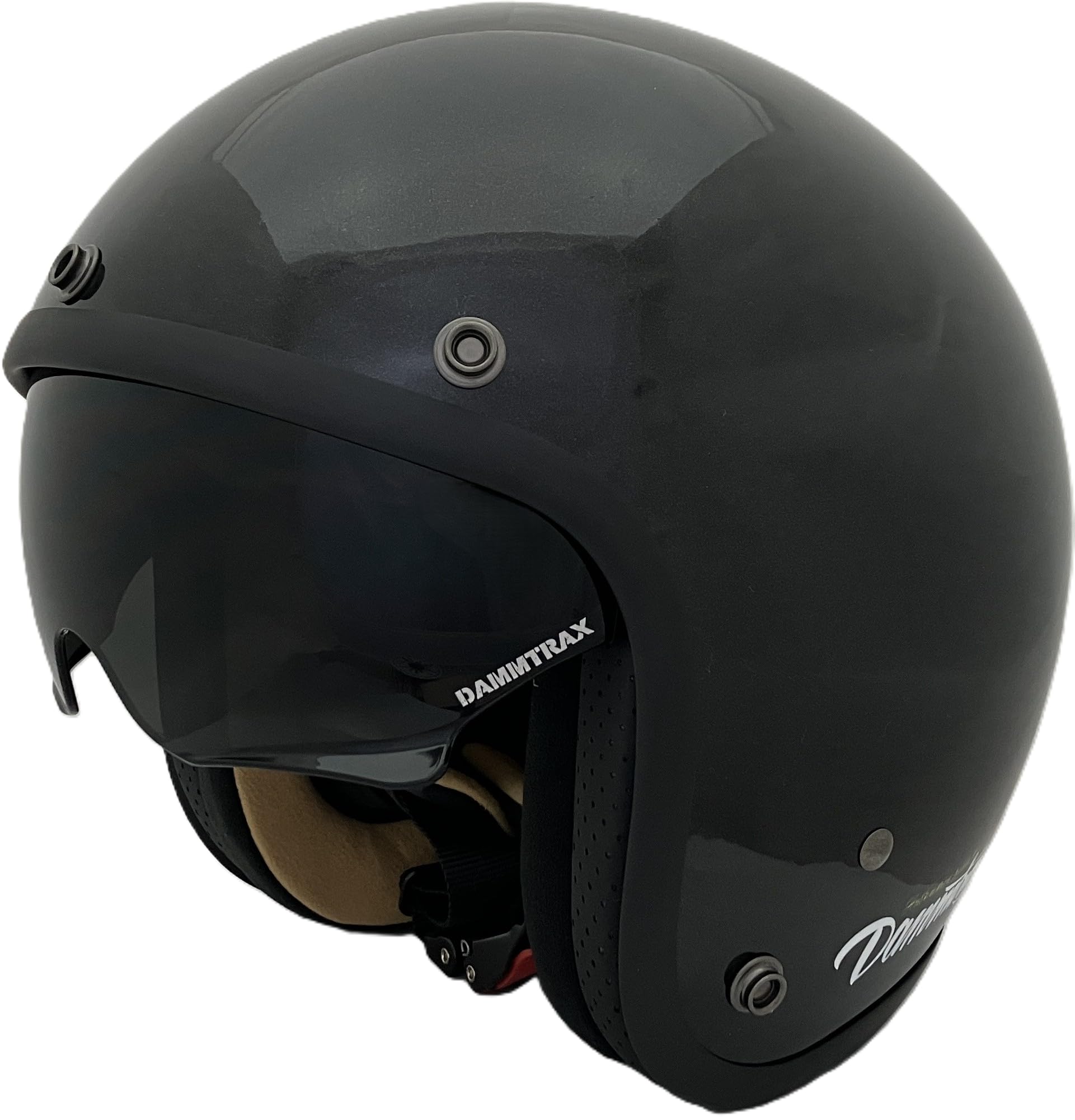 DAMMTRAX Air Material Jet Motorcycle Size Pearl Black Helmet, Women s (56cm-57cm) -
DAMMTRAX Air Material Jet Motorcycle Size Pearl Black Helmet, Women s (56cm-57cm) -