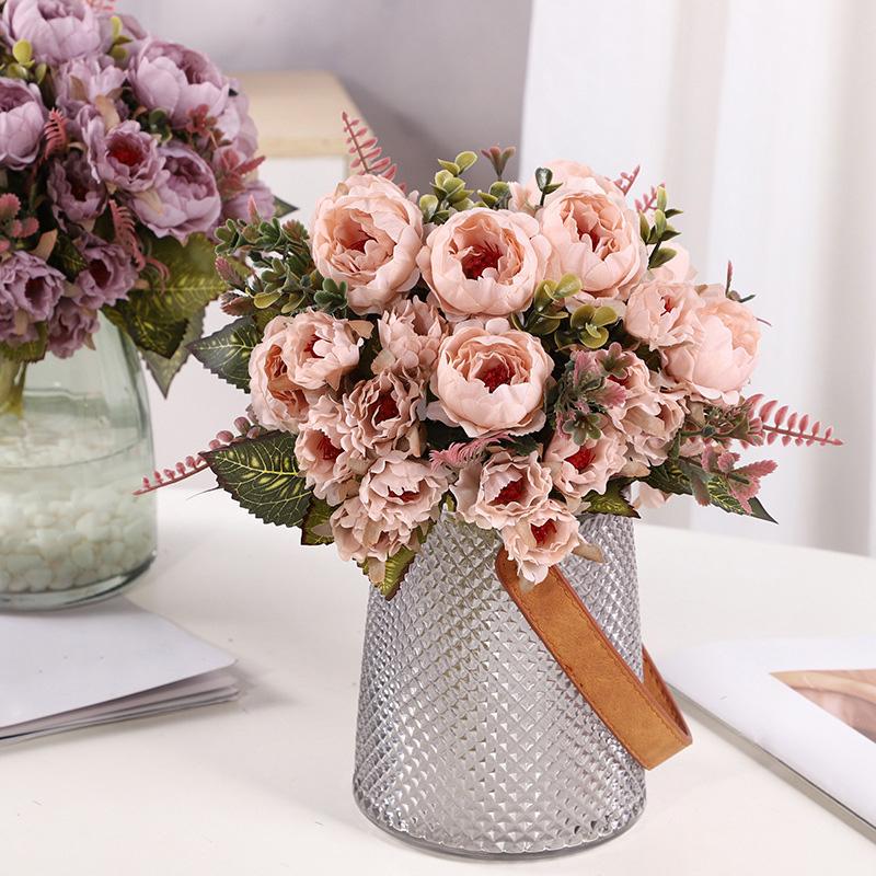 1PC Silk Cloth Arch Artificial Bouquet Wedding Party Artificial Peony Birthday Fake Flowers Home Decoration
1PC Silk Cloth Arch Artificial Bouquet Wedding Party Artificial Peony Birthday Fake Flowers Home Decoration
