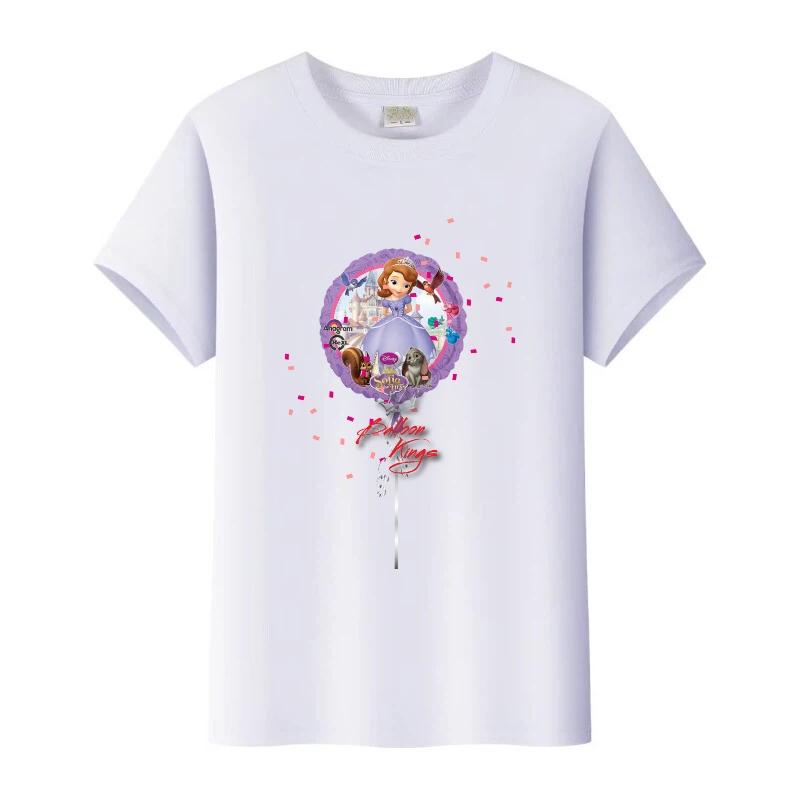 Fashion Disney Sofia The First Princess Graphic Tees Girl O-Neck Tops White Clothes Blouses Harajuku T-Shirt Summer Tshirt 160
Fashion Disney Sofia The First Princess Graphic Tees Girl O-Neck Tops White Clothes Blouses Harajuku T-Shirt Summer Tshirt 160