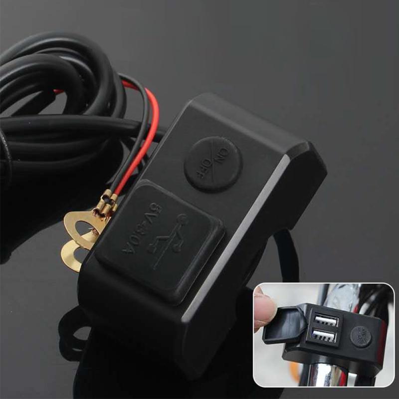 Двойной USB-порт, зарядное устройство для руля мотоцикла, от 12 В до 5 В, 3a, адаптер для быстрой зарядки, розетка для телефона
Двойной USB-порт, зарядное устройство для руля мотоцикла, от 12 В до 5 В, 3a, адаптер для быстрой зарядки, розетка для телефона