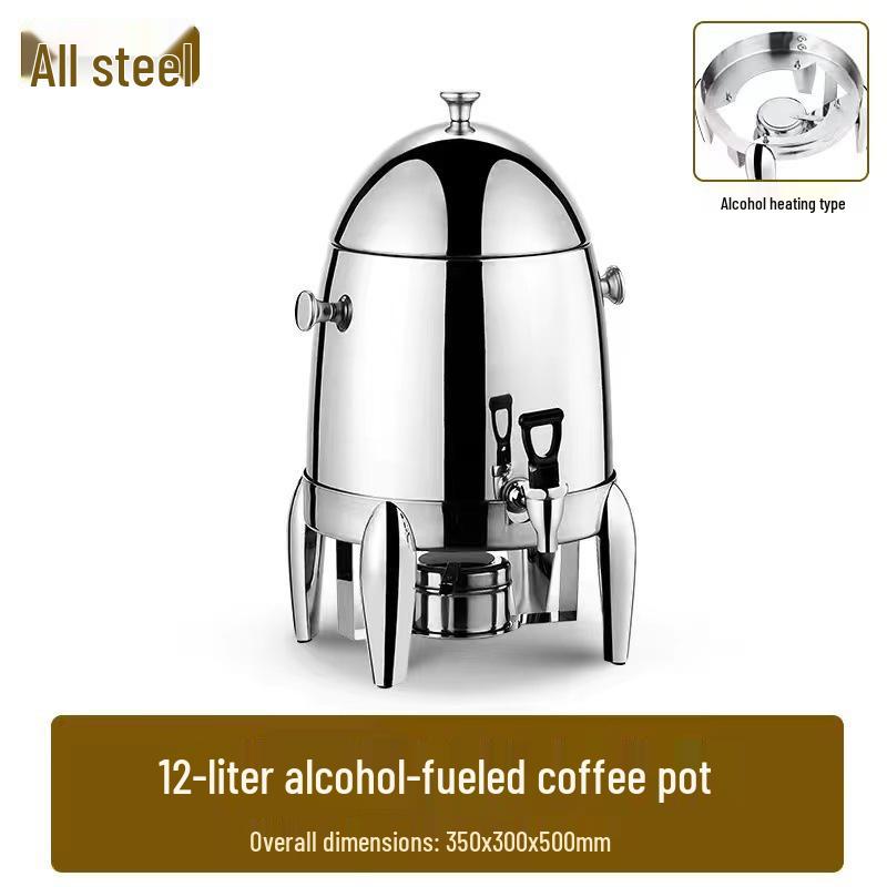 Dual-Head Stainless Steel Coffee Urn: Hot & Cold Beverage Dispenser with Electric Heating
Dual-Head Stainless Steel Coffee Urn: Hot & Cold Beverage Dispenser with Electric Heating
