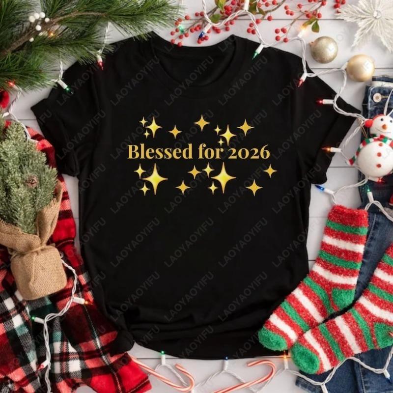 Blessed for 2026 Shirt Christian New Year TShirt Glisten Star Festival Graphic Unisex cotton Tee Religious Gift for Women Men 4XL
Blessed for 2026 Shirt Christian New Year TShirt Glisten Star Festival Graphic Unisex cotton Tee Religious Gift for Women Men 4XL