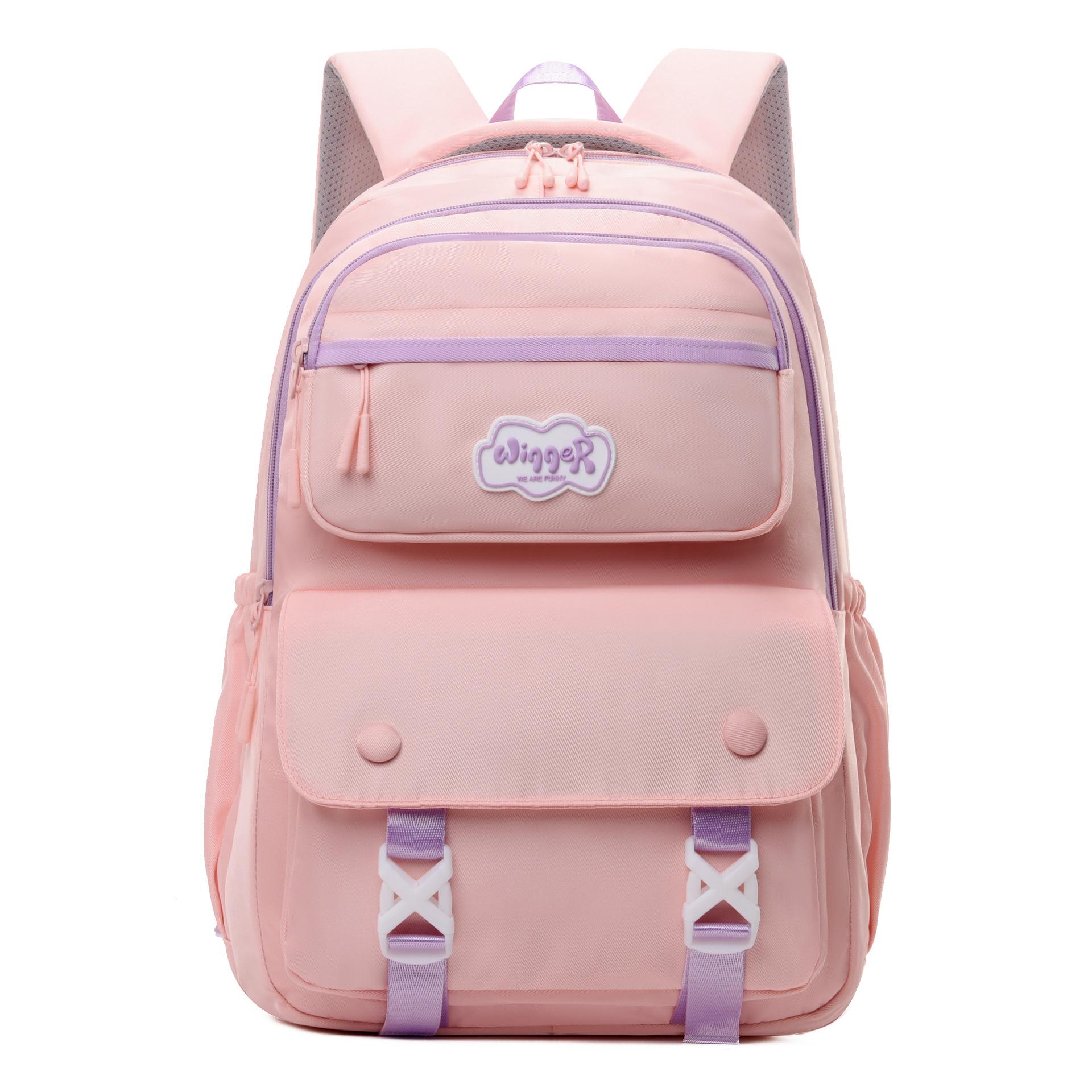 School BagsNew high school students large-capacity male and female students backpack durable, lightweight, versatile and fashionable couple рожевий
School BagsNew high school students large-capacity male and female students backpack durable, lightweight, versatile and fashionable couple рожевий
