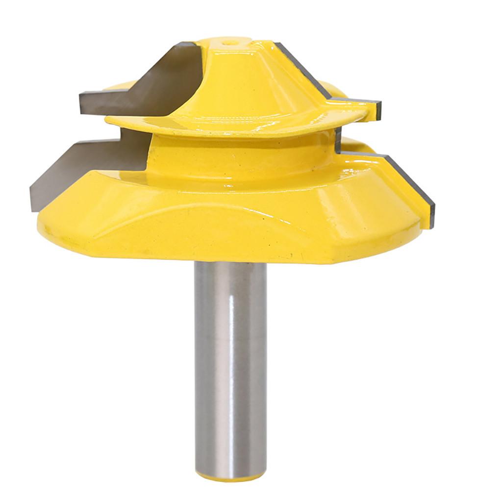 Фрезерный станок под углом 45 градусов с фиксатором по дереву, резак для шипов, инструмент с хвостовиком 1/2 дюйма жёлтый
Фрезерный станок под углом 45 градусов с фиксатором по дереву, резак для шипов, инструмент с хвостовиком 1/2 дюйма жёлтый