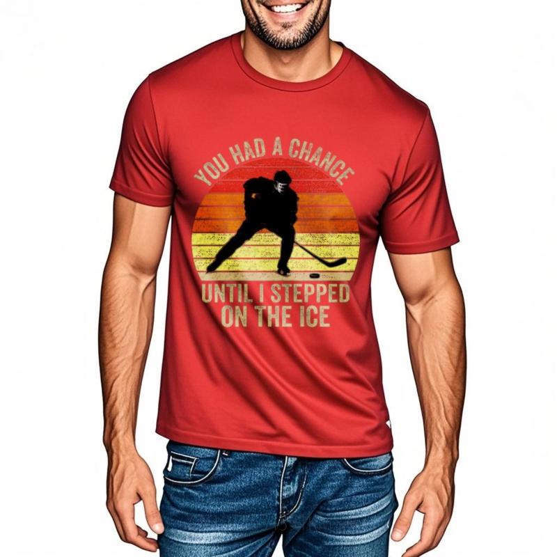 Short Sleeve Shirt Breathable Women Crew Neck t shirt Fashion You Had A Chance Until I Stepped On The Ice Anime Women Tshirt S
Short Sleeve Shirt Breathable Women Crew Neck t shirt Fashion You Had A Chance Until I Stepped On The Ice Anime Women Tshirt S
