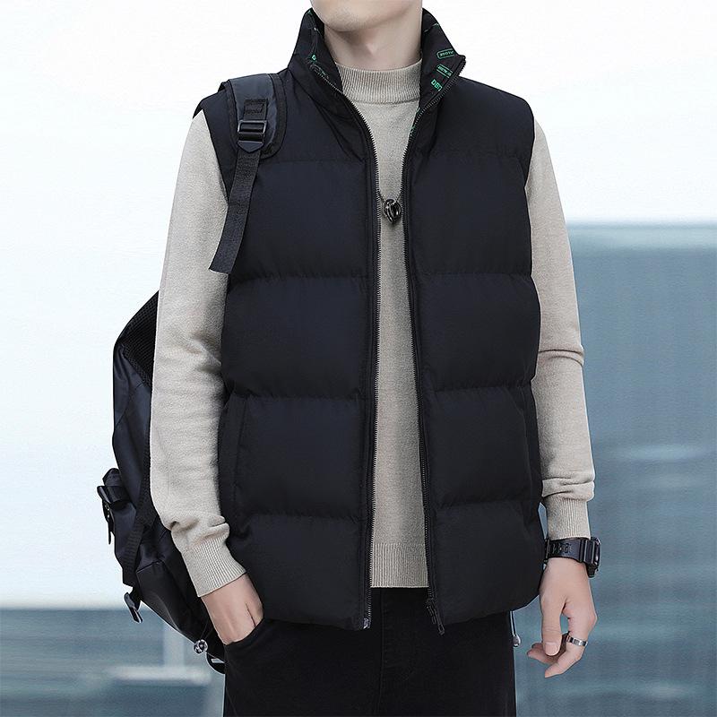 Cross-Border Reversible Down Cotton Vest for Couples - Thick Warm Stand Collar Cape for Autumn/Winter Large чорний
Cross-Border Reversible Down Cotton Vest for Couples - Thick Warm Stand Collar Cape for Autumn/Winter Large чорний
