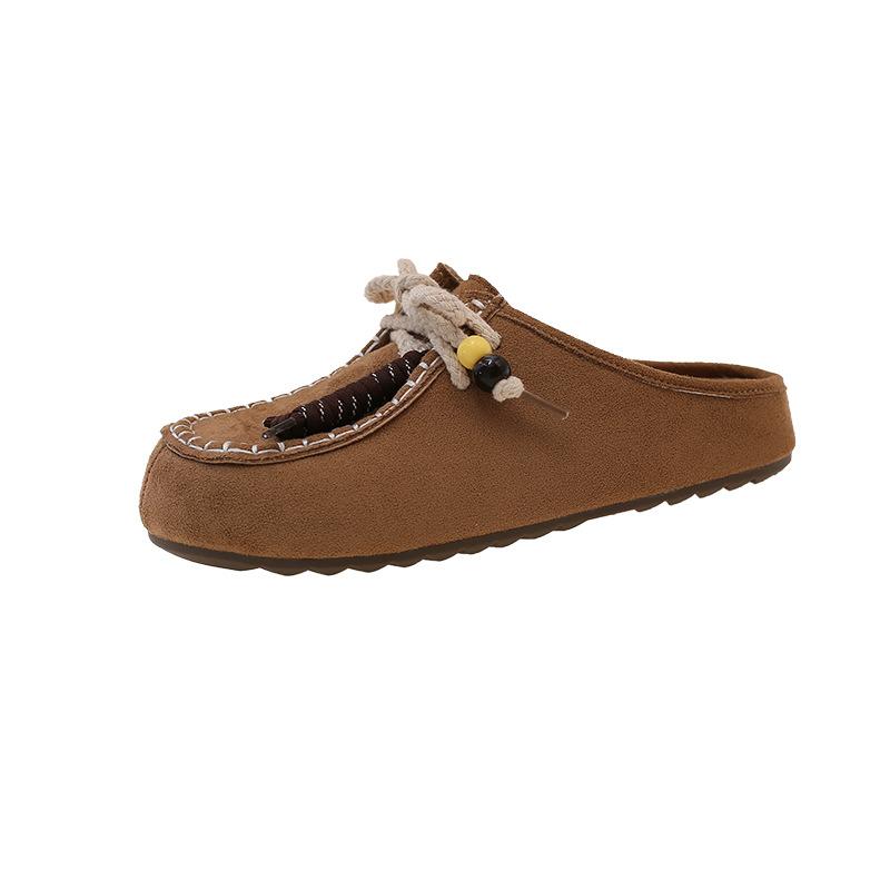 In the summer of 2025, the new Korean version of the versatile retro baotou cool slippers women s flat-bottomed casual one-pedal and half slippers 40
In the summer of 2025, the new Korean version of the versatile retro baotou cool slippers women s flat-bottomed casual one-pedal and half slippers 40