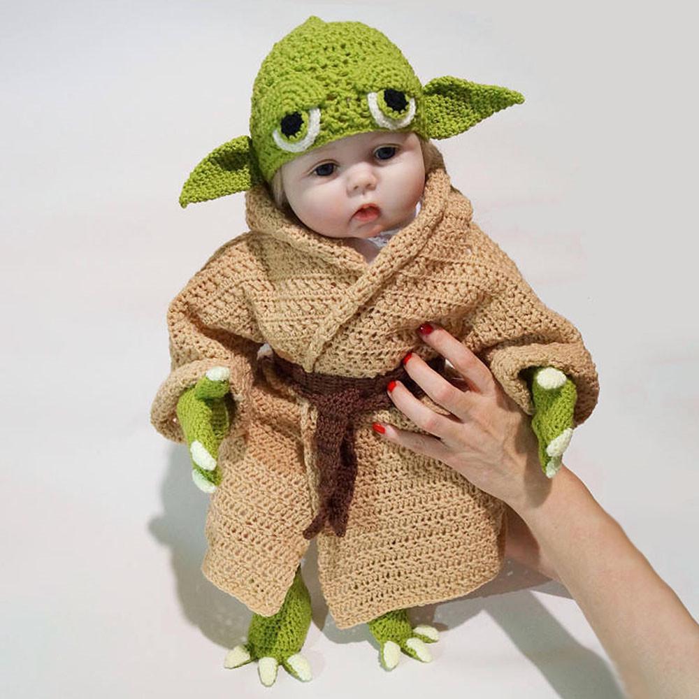 Grogu Baby Photography Sweater Costume - Star Wars Yoda Knitwear Prop
Grogu Baby Photography Sweater Costume - Star Wars Yoda Knitwear Prop