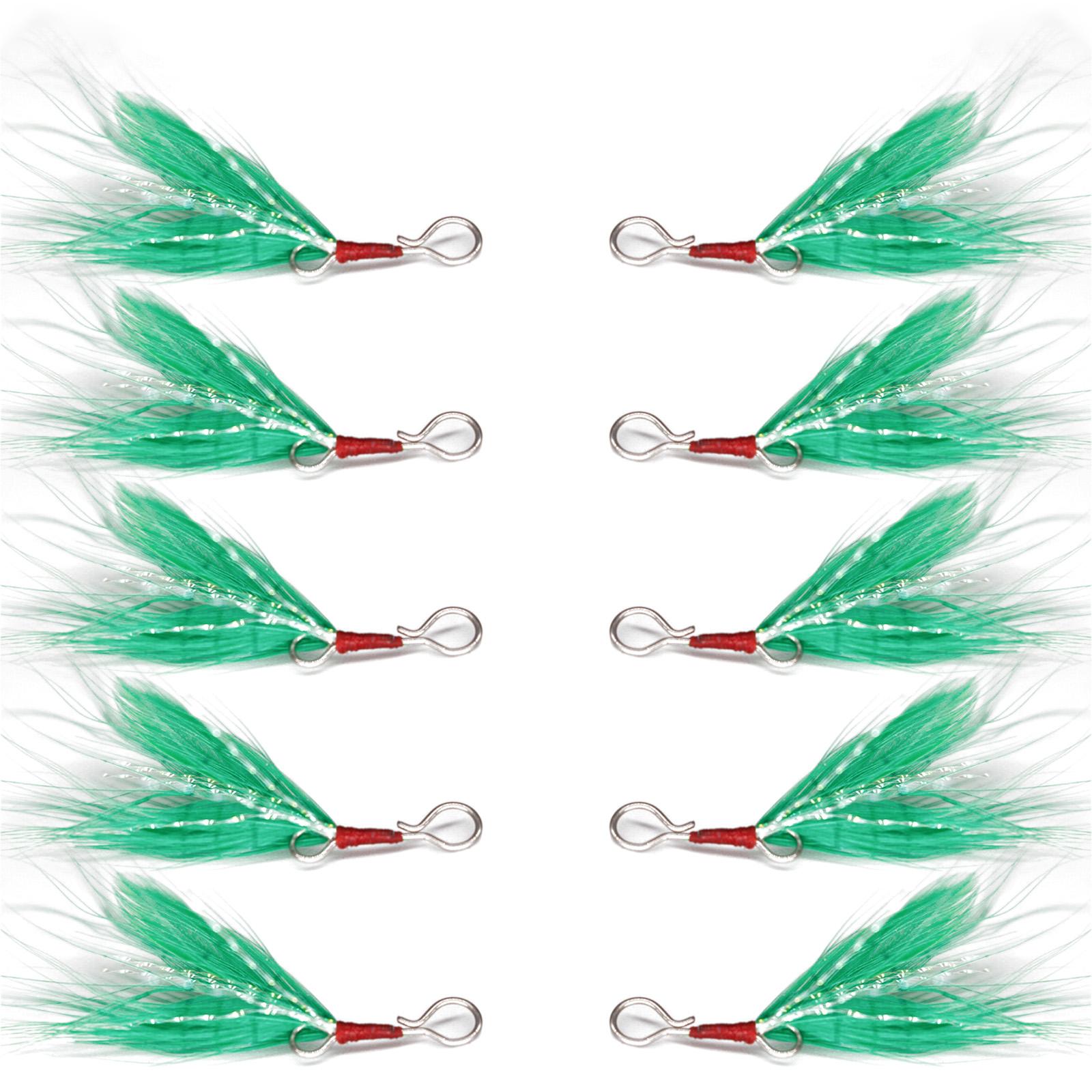 10Pcs Detachable Fishing Spoon Bait Lure Feather Fishing Equipment Feather Lure Pendant Saltwater Fishing Accessories зелений
10Pcs Detachable Fishing Spoon Bait Lure Feather Fishing Equipment Feather Lure Pendant Saltwater Fishing Accessories зелений