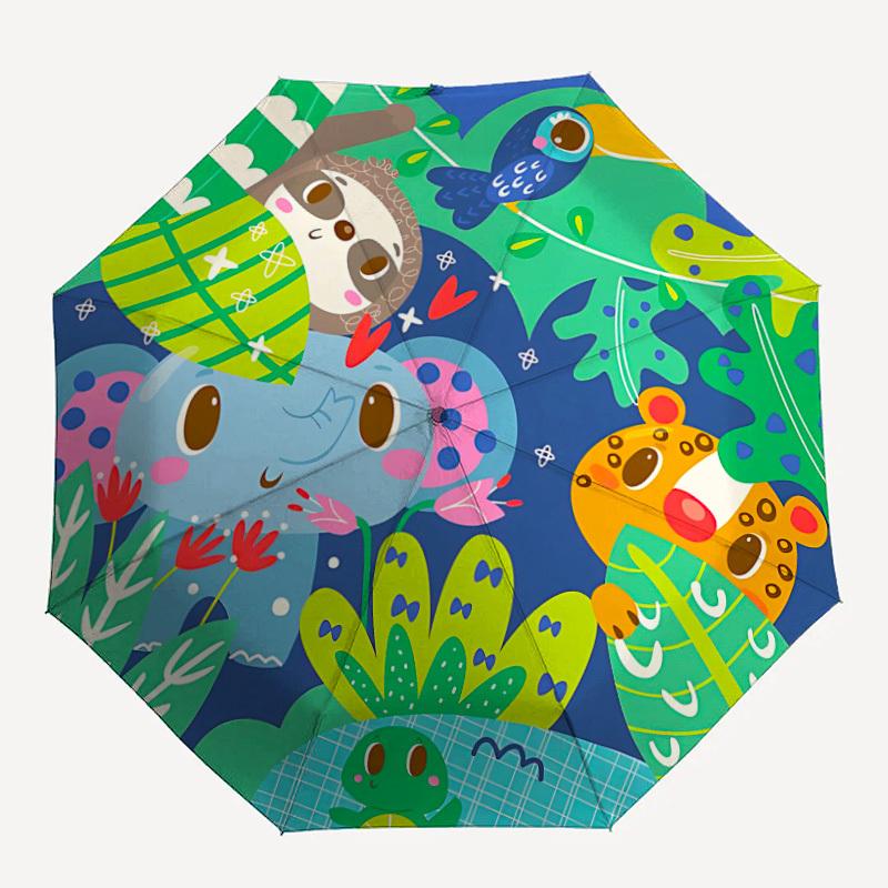1pc Jungle Animals Automatic Open/Close Umbrella with Folding feature Compact Travel Umbrella, Lightweight design, for Commuting, Business099
1pc Jungle Animals Automatic Open/Close Umbrella with Folding feature Compact Travel Umbrella, Lightweight design, for Commuting, Business099