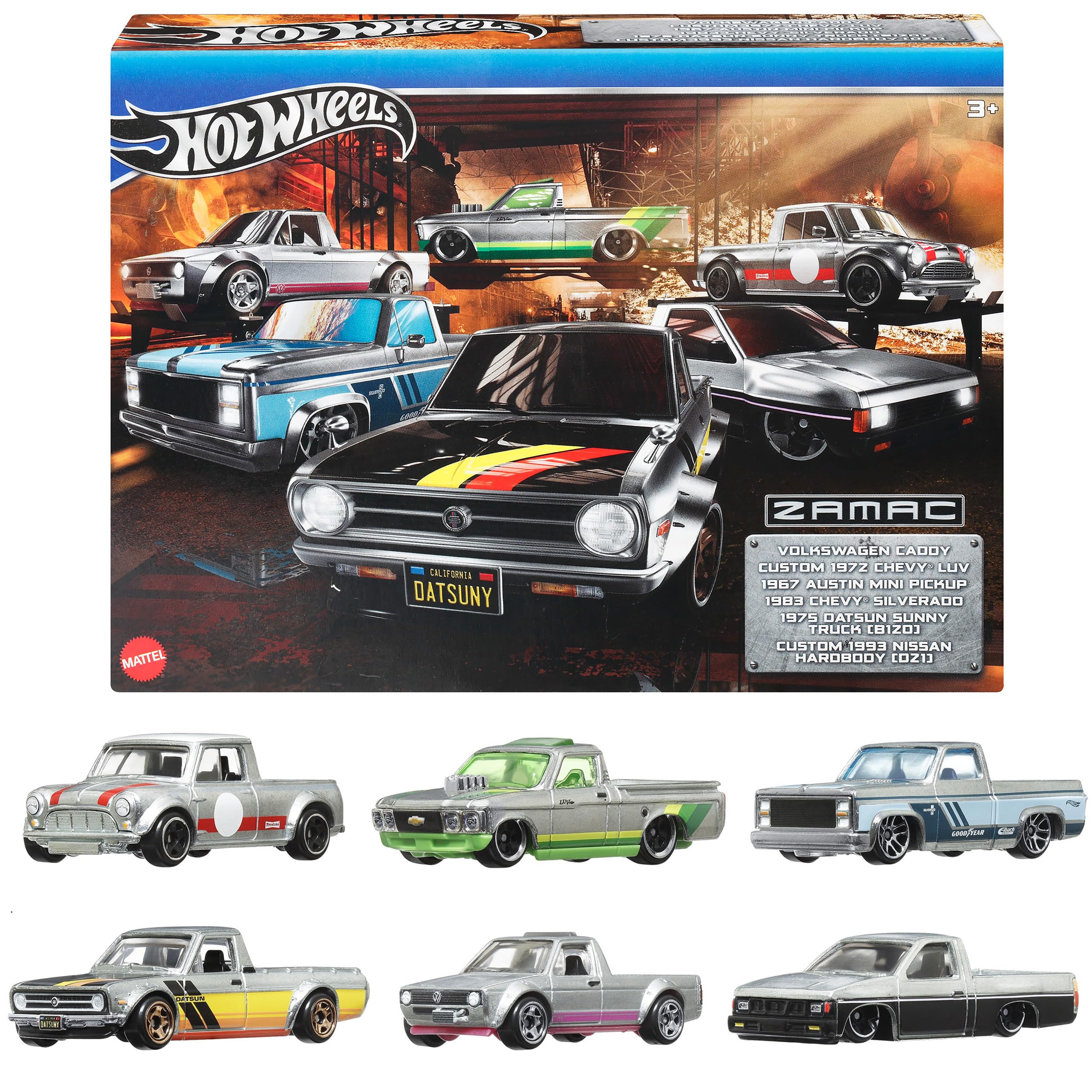 Hot Wheels Zamak Multipack Vehicle Toy Mini 6 Ages 3 and Silver HRX57 Car, Cars, Up,
Hot Wheels Zamak Multipack Vehicle Toy Mini 6 Ages 3 and Silver HRX57 Car, Cars, Up,
