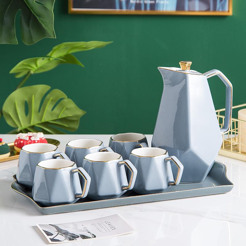Керамический кофейный чайный сервиз Северная Европа Пномпень разноцветный послеобеденный чайный горшок поднос набор для домашнего декора кухни украшения серый
Керамический кофейный чайный сервиз Северная Европа Пномпень разноцветный послеобеденный чайный горшок поднос набор для домашнего декора кухни украшения серый