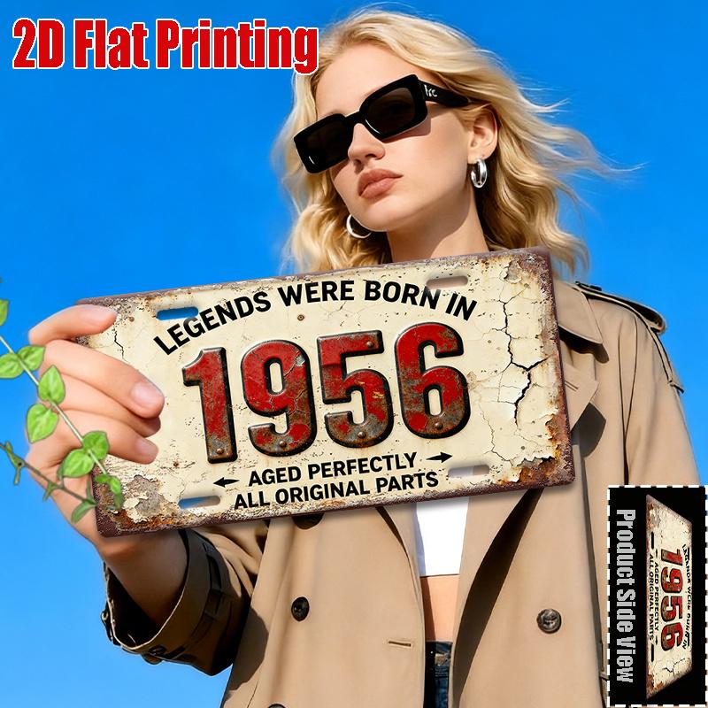 Legends Were Born in Aged Perfectly All Original Parts D Flat Printing License Plate Style Metal Tin Sign Vintage Birthda 15x30cm(5.9x7.8inch)
Legends Were Born in Aged Perfectly All Original Parts D Flat Printing License Plate Style Metal Tin Sign Vintage Birthda 15x30cm(5.9x7.8inch)