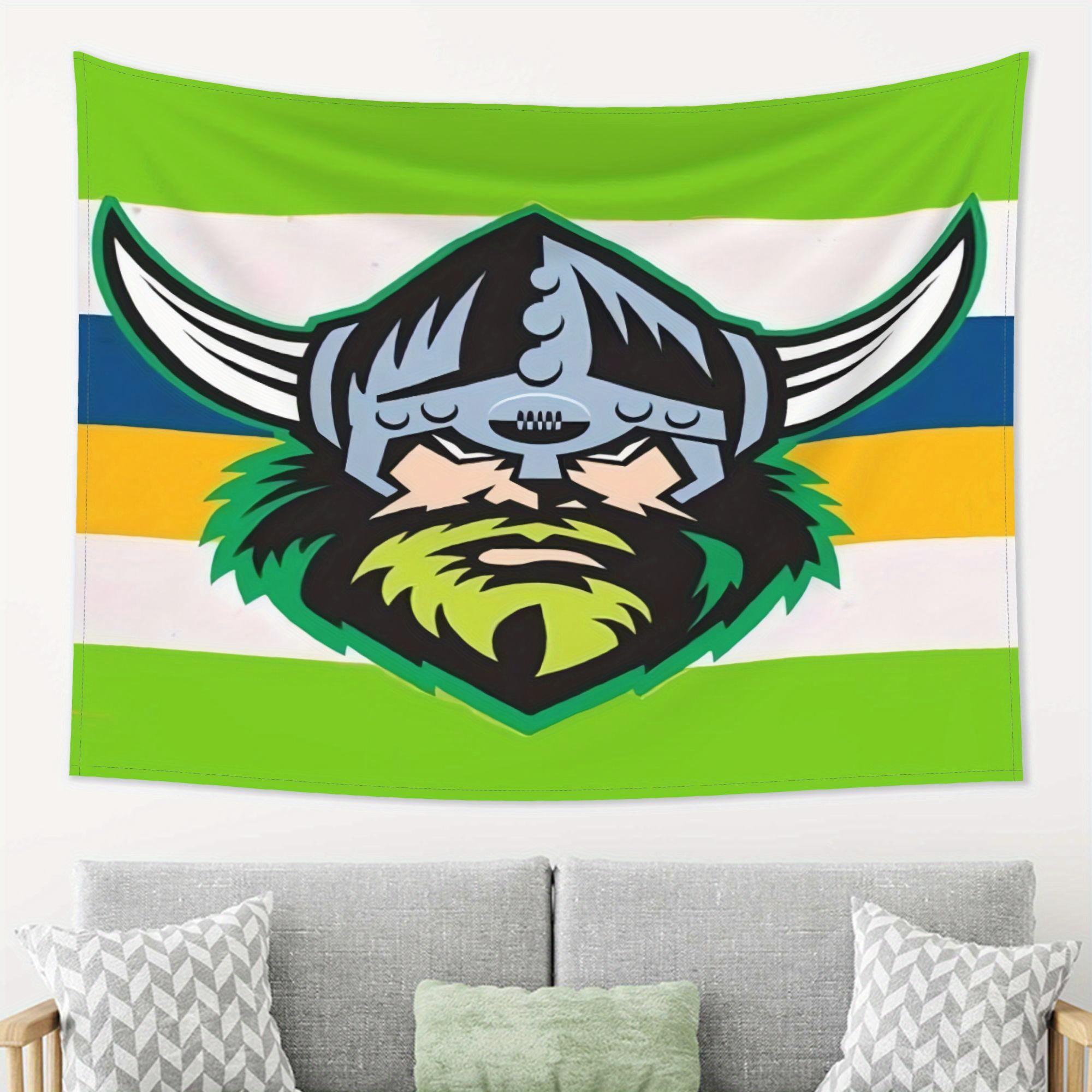 RAIDERS CANBERRA Logo Tapestry Premium Peach Light Beige Fabric Wall Hanging with Vibrant Warrior Design Dorm 74x94cm(29x37in)
RAIDERS CANBERRA Logo Tapestry Premium Peach Light Beige Fabric Wall Hanging with Vibrant Warrior Design Dorm 74x94cm(29x37in)
