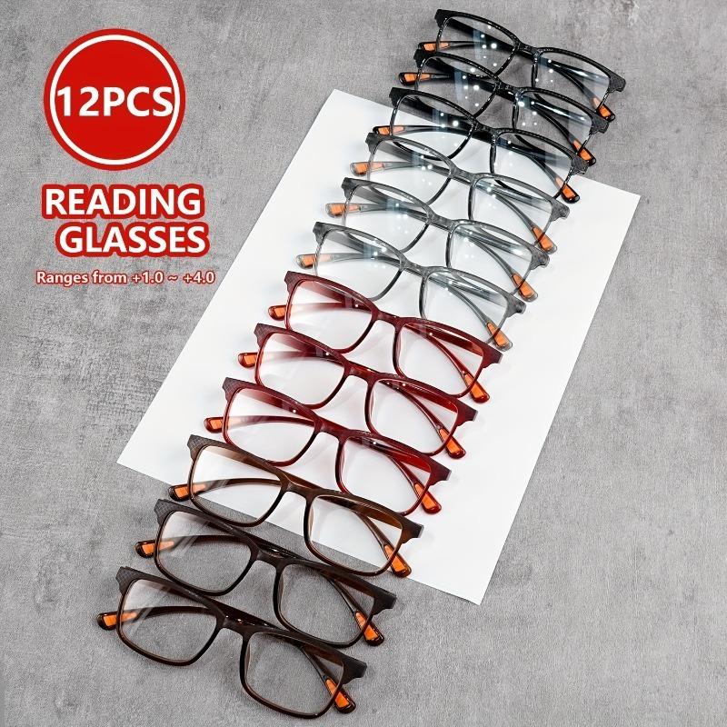 12 Pcs Fashionable and Minimalist Reading Glasses | Lightweight | for Home and Commuting | Gifts Suitable for The Elderly +100
12 Pcs Fashionable and Minimalist Reading Glasses | Lightweight | for Home and Commuting | Gifts Suitable for The Elderly +100