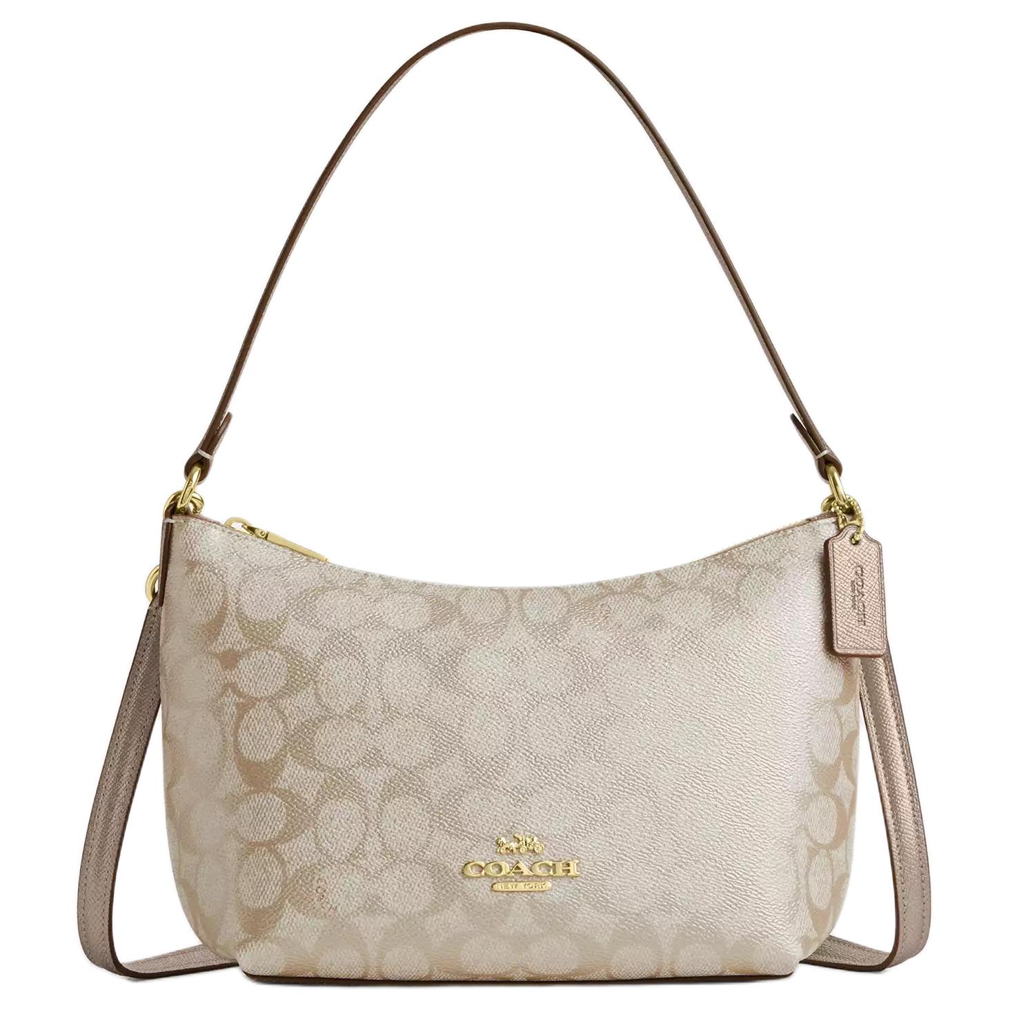 Coach Zip Top 20 Logo Zip Closure Coated Canvas Handheld Crossbody Shoulder Bag Small Women Bags Champagne-Gold CW391-IMXB8 Basic Set (Bag+Dust Bag)
Coach Zip Top 20 Logo Zip Closure Coated Canvas Handheld Crossbody Shoulder Bag Small Women Bags Champagne-Gold CW391-IMXB8 Basic Set (Bag+Dust Bag)