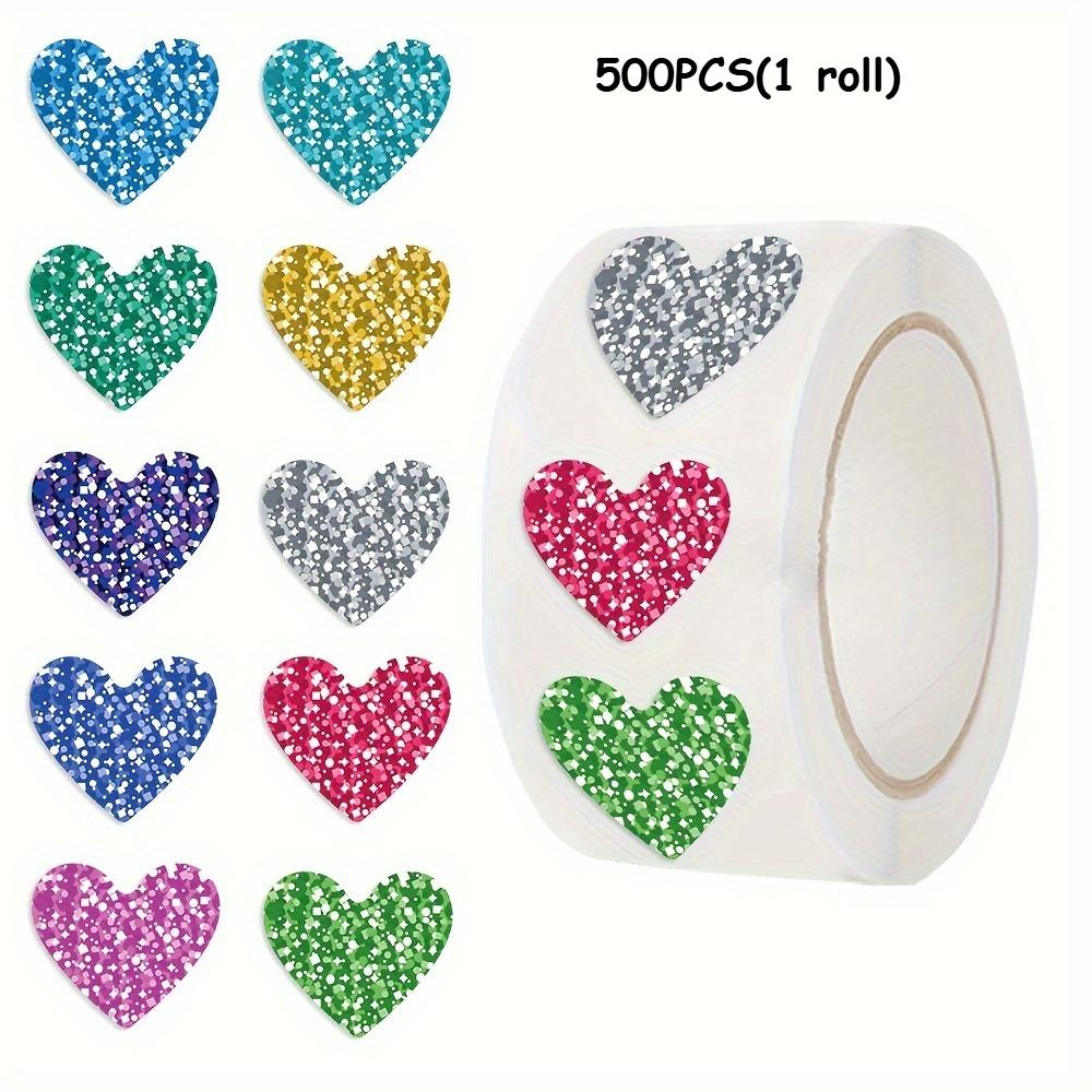 500PCS Mied color Sparkling Glitter Heart Stickers for Love Labels Heartfelt Decorations on Envelopes Gift Wraps& Teachers Gifts
500PCS Mied color Sparkling Glitter Heart Stickers for Love Labels Heartfelt Decorations on Envelopes Gift Wraps& Teachers Gifts