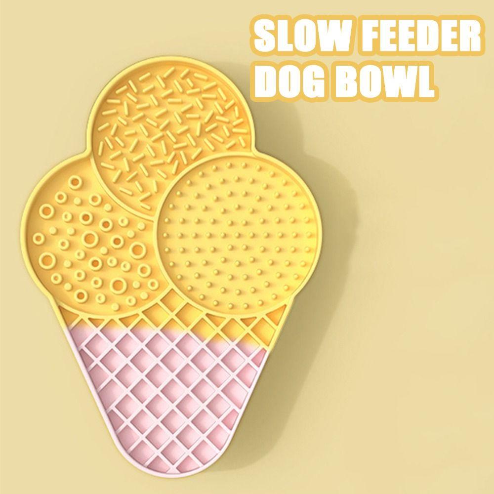 Ice Cream Shaped Slow Feeder Dog Bowl Cute Pet Slow Licking Mat Slow Feeding Dish Cats
Ice Cream Shaped Slow Feeder Dog Bowl Cute Pet Slow Licking Mat Slow Feeding Dish Cats