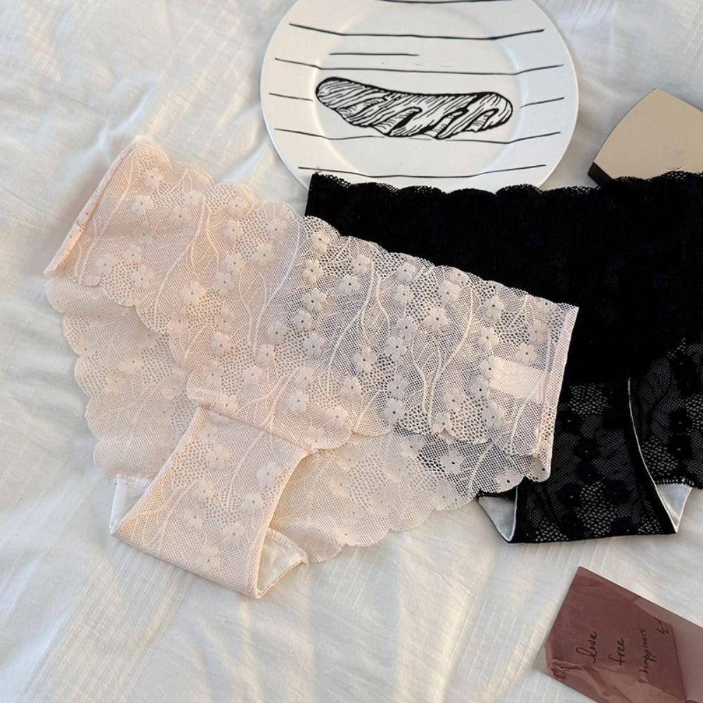 4Pcs Cotton Crotch Lace Briefs Thin Underwear for Women Sweet Mesh Flower Panties Lady M-4Pcs
4Pcs Cotton Crotch Lace Briefs Thin Underwear for Women Sweet Mesh Flower Panties Lady M-4Pcs