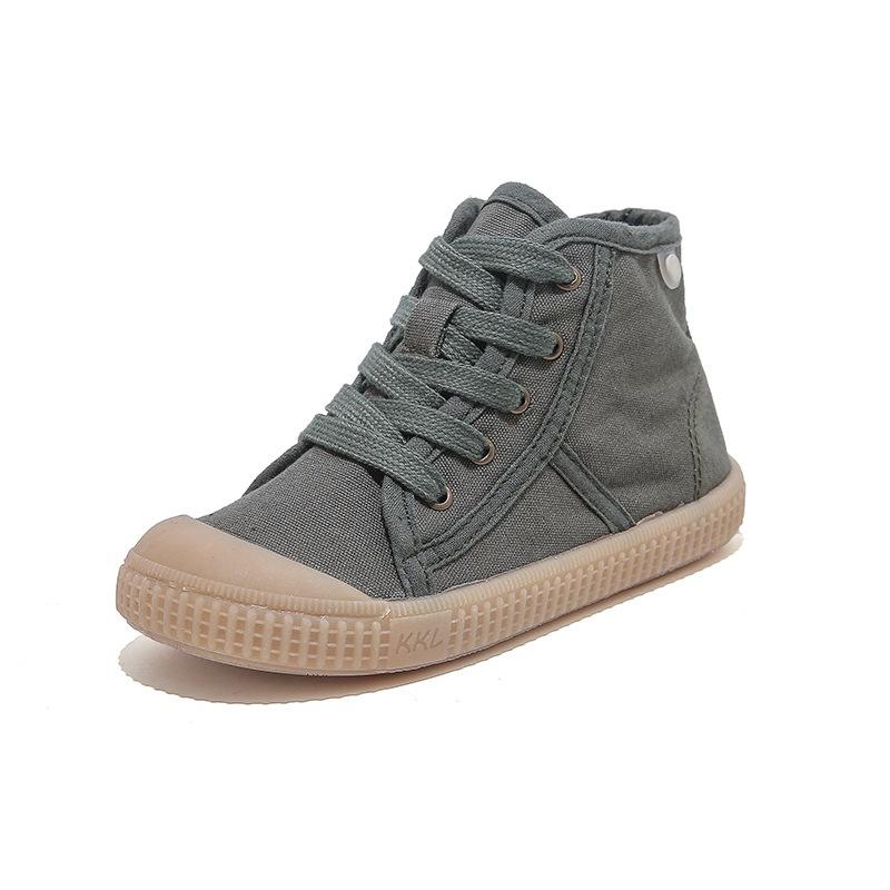 New Spring Children High-top Canvas Shoes Girls Retro Washed Color Board Sneakers Boys Casual Shoes Baby Soft Canvas Shoes 23
New Spring Children High-top Canvas Shoes Girls Retro Washed Color Board Sneakers Boys Casual Shoes Baby Soft Canvas Shoes 23