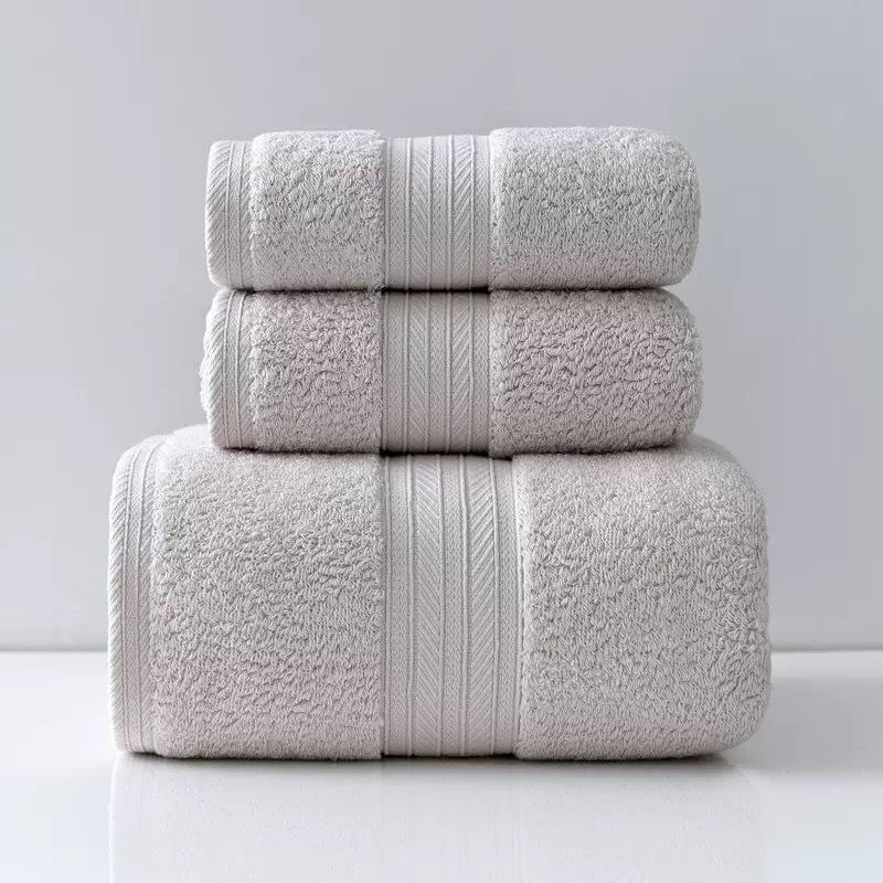 Towel bath towel combination fish scale terry plain thickened set towel gift box embroidered LOGO water-absorbing pure cotton face towel Towel 75*34 светло-серый
Towel bath towel combination fish scale terry plain thickened set towel gift box embroidered LOGO water-absorbing pure cotton face towel Towel 75*34 светло-серый