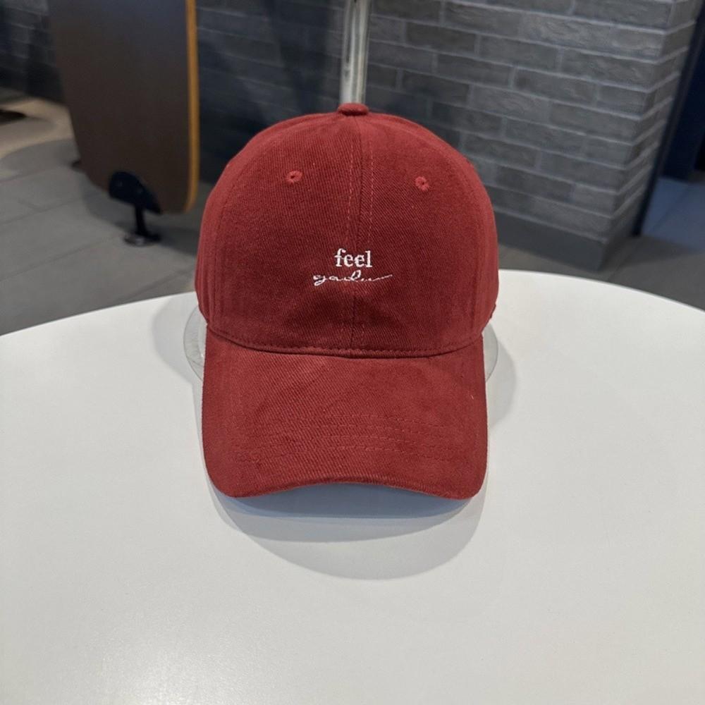 Simple Adjustable Rugged Baseball Cap Embroidery Letter Wide Brim Peaked Cap Solid Color Sun Hat for Women красный
Simple Adjustable Rugged Baseball Cap Embroidery Letter Wide Brim Peaked Cap Solid Color Sun Hat for Women красный