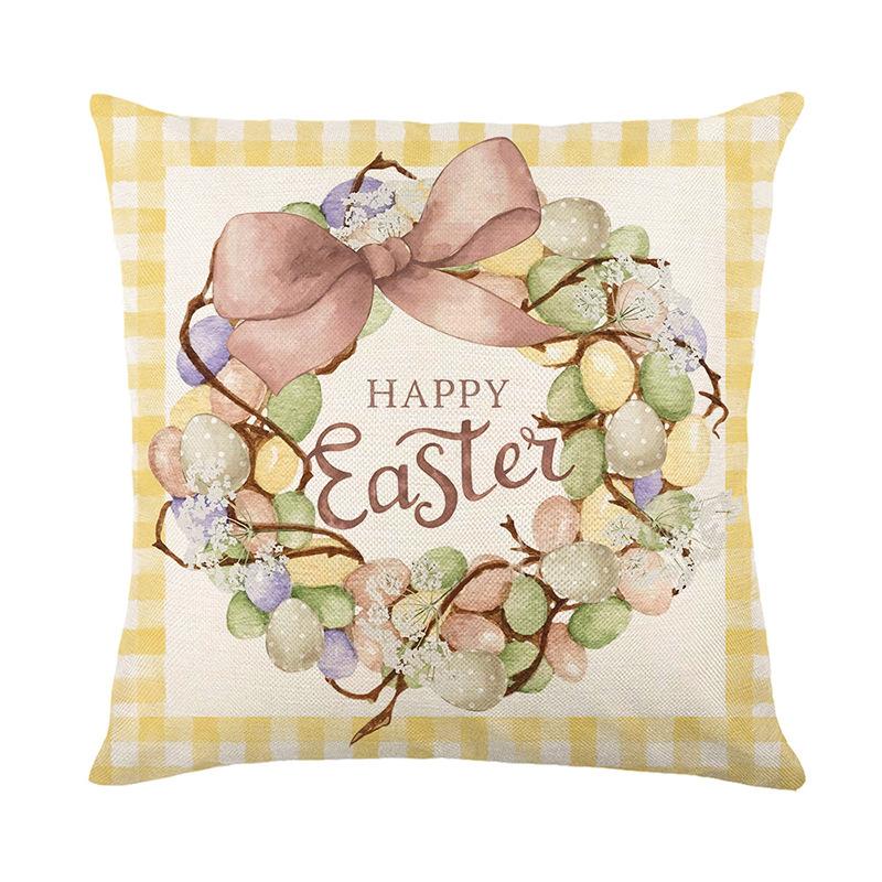 Yellow Easter Pillow Cover Painted Rabbit Easter Egg Nordic Festival Home Pillow Sofa Ornament Cushion Premium 45 * 45Cm without pillow core
Yellow Easter Pillow Cover Painted Rabbit Easter Egg Nordic Festival Home Pillow Sofa Ornament Cushion Premium 45 * 45Cm without pillow core