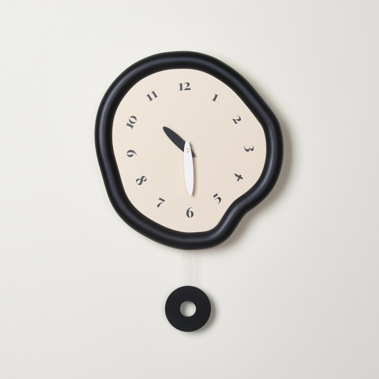 Wabi-sabi Style Retro Elegant Decorative Wall Clock Japanese Style Mid-century Style Nordic Paint Punch-free Silent Clock Light Luxury Style Vintage Black - 33 × 50cm - SZ1-2-D
Wabi-sabi Style Retro Elegant Decorative Wall Clock Japanese Style Mid-century Style Nordic Paint Punch-free Silent Clock Light Luxury Style Vintage Black - 33 × 50cm - SZ1-2-D