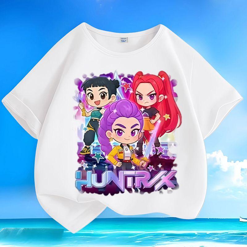 Girls Loose Witch Girl Group Top for Summer Children s Casual Short-sleeved Pure Cotton T-shirt 100
Girls Loose Witch Girl Group Top for Summer Children s Casual Short-sleeved Pure Cotton T-shirt 100