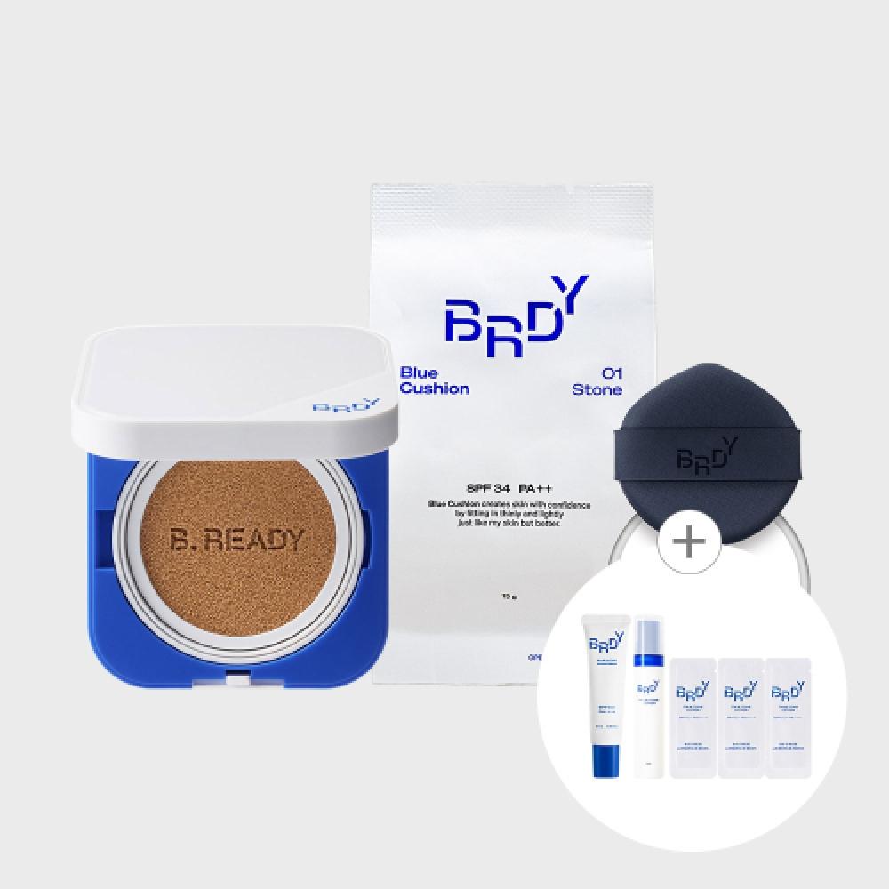 Be Ready Blue Cushion Set Original + Refill 05 Owen (dark skin)
Be Ready Blue Cushion Set Original + Refill 05 Owen (dark skin)