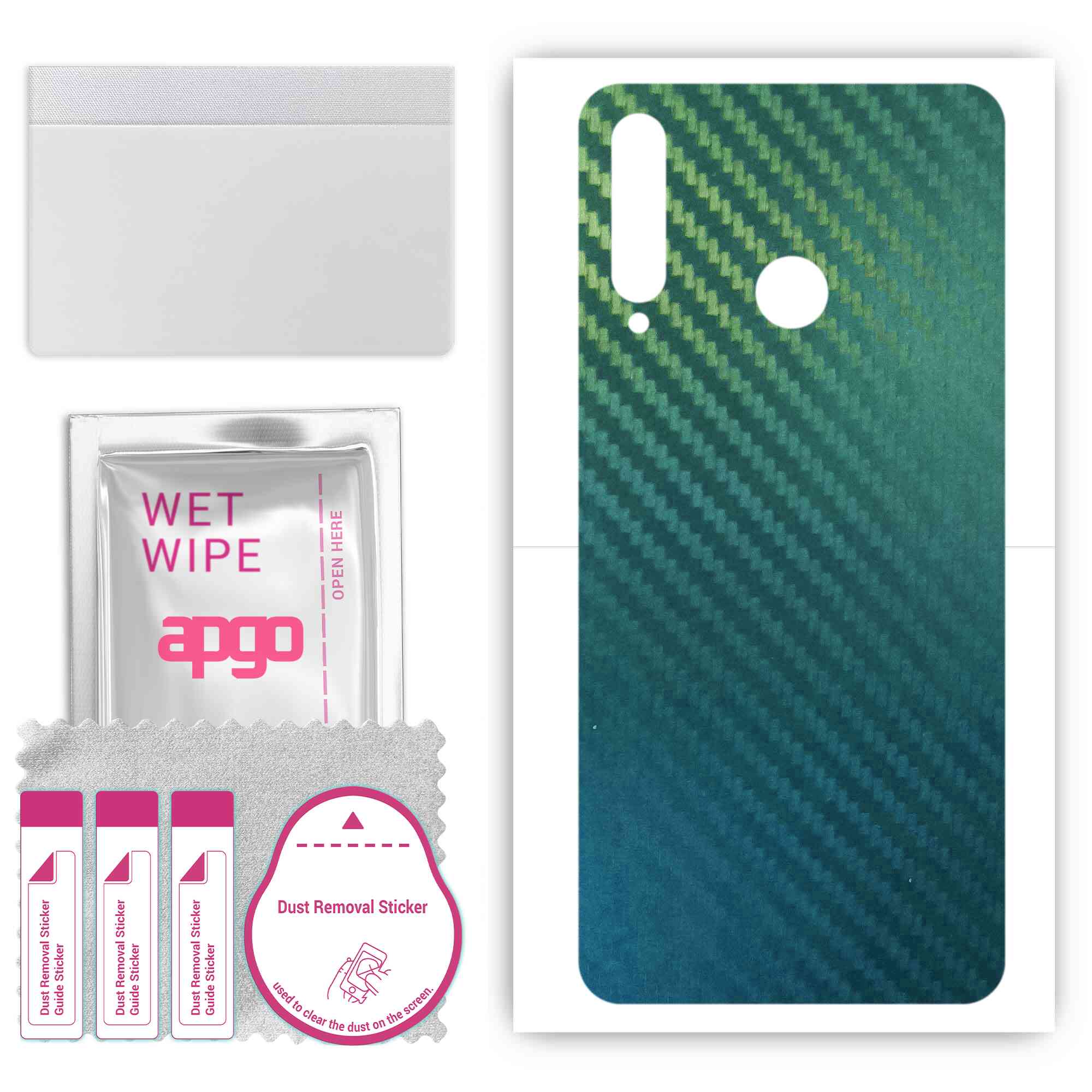 apgo Protective Skin Sticker for the back compatible with Honor 20i, Wrap Film, Foil, Vinyl - Pattern Carbon Chameleon CAKA1
apgo Protective Skin Sticker for the back compatible with Honor 20i, Wrap Film, Foil, Vinyl - Pattern Carbon Chameleon CAKA1