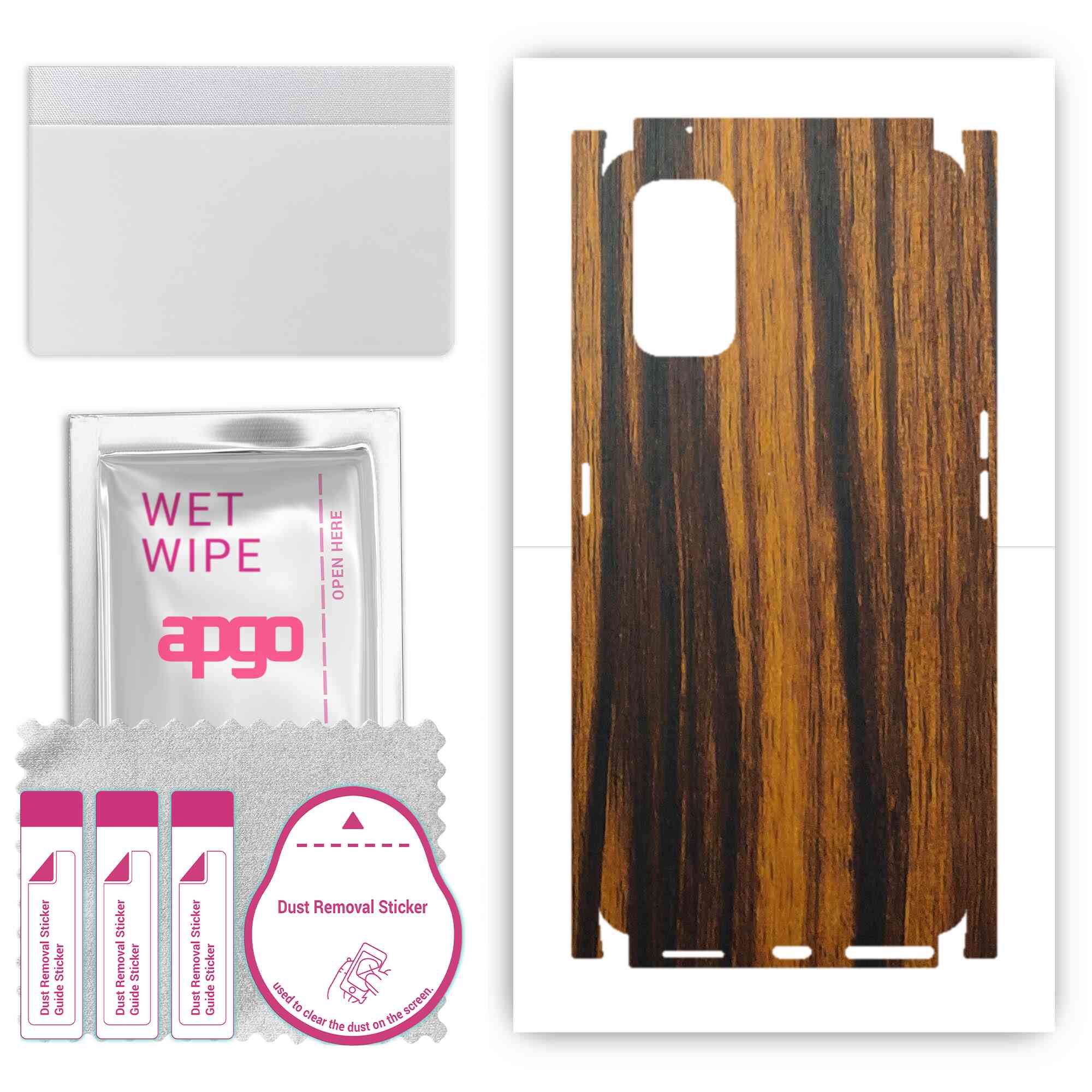 apgo Protective Skin Sticker for the back+sides compatible with Realme X7, Full Wrap Film, Foil, Vinyl - Pattern Tigerwood
apgo Protective Skin Sticker for the back+sides compatible with Realme X7, Full Wrap Film, Foil, Vinyl - Pattern Tigerwood
