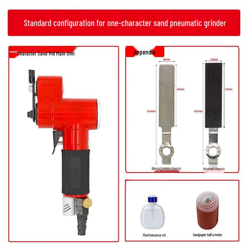 Pneumatic Linear Finishing Sander Kit CN plug (adapter included)
Pneumatic Linear Finishing Sander Kit CN plug (adapter included)