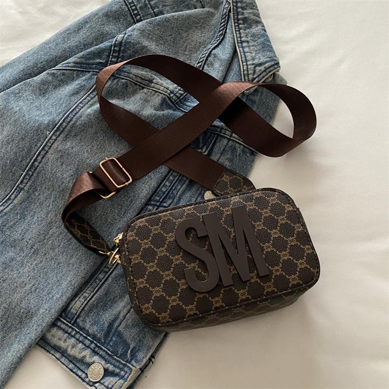 Весна новая сумка для камеры широкий плечевой ремень маленькая квадратная сумка модная и простая на плечо сумка-мессенджер сумка женская