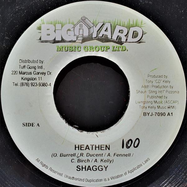 7inch Record SHAGGY - Heathen BYJ7090 Big Yard Music 2007 Jamaica Reggae, Ska & Dub Used
7inch Record SHAGGY - Heathen BYJ7090 Big Yard Music 2007 Jamaica Reggae, Ska & Dub Used