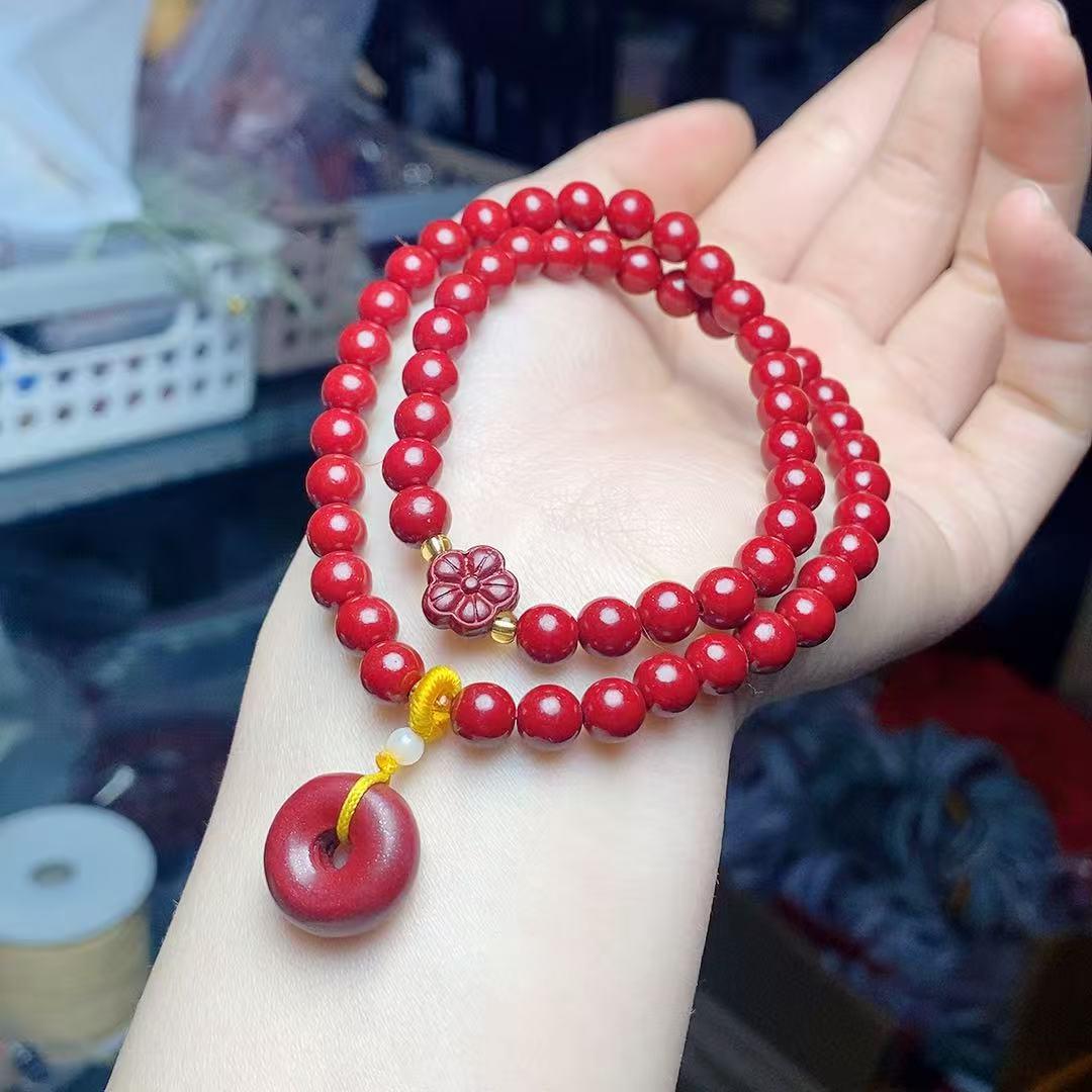 Zodiac Year Cinnabar Purple & Gold Double Circle Bracelet for Men and Women кіновар
Zodiac Year Cinnabar Purple & Gold Double Circle Bracelet for Men and Women кіновар