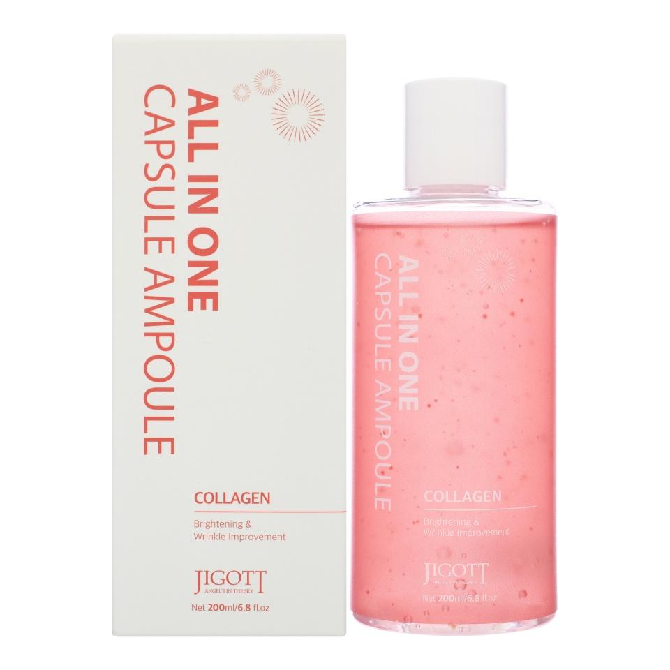 Мультифункциональная сыворотка для лица с коллагеном JIGOTT All-In-One Collagen Capsule Ampoule 200мл
Мультифункциональная сыворотка для лица с коллагеном JIGOTT All-In-One Collagen Capsule Ampoule 200мл