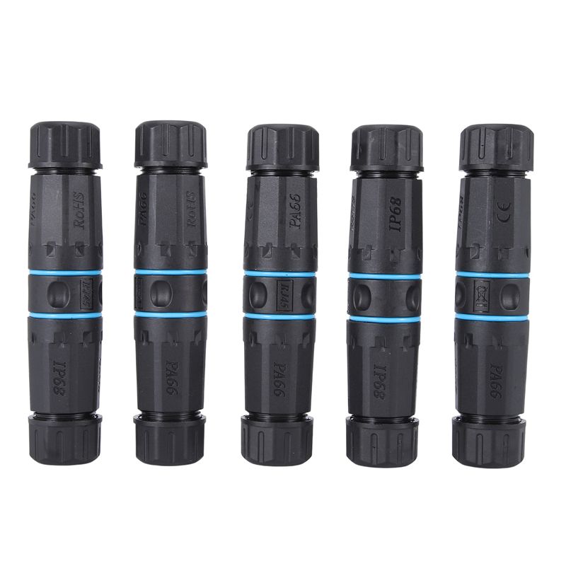 AEE4-5 Pcs RJ45 Connectors IP68 Waterproof Shielded (STP) Cat6 Ethernet LAN Cable Connector чорний
AEE4-5 Pcs RJ45 Connectors IP68 Waterproof Shielded (STP) Cat6 Ethernet LAN Cable Connector чорний