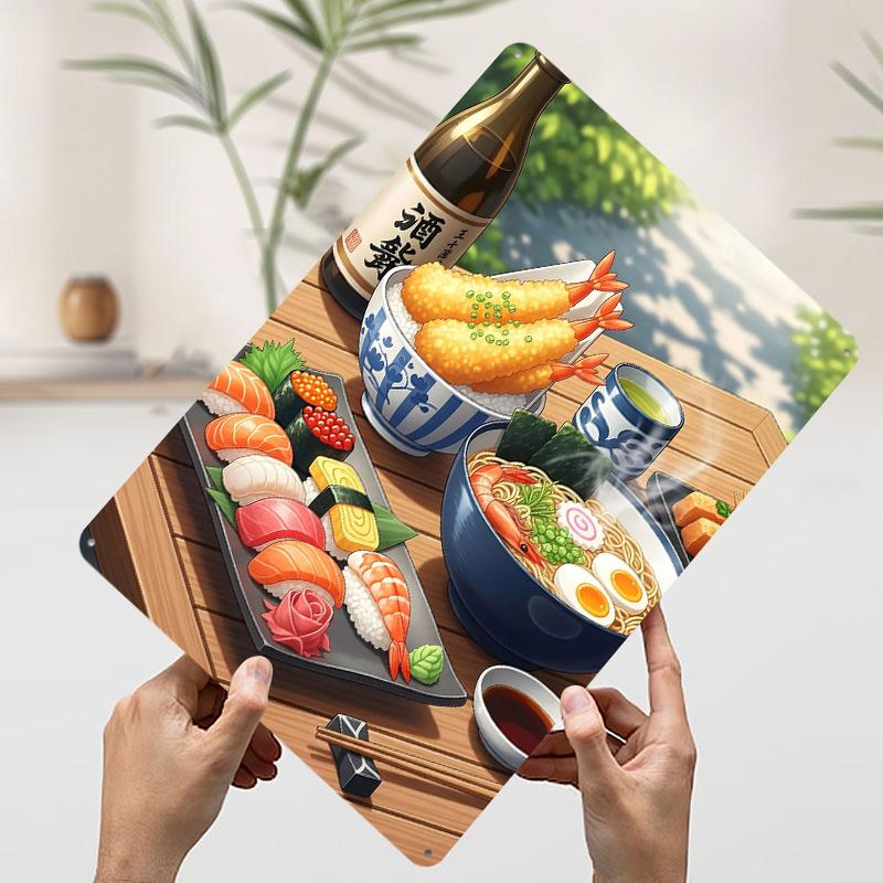 Japanese Cuisine Still Life Tinplate Poster Customized Wall Art Vintage Retro Metal Signs for Decoration Bedroom Decorations 7.9x11.8In(20x30cm)
Japanese Cuisine Still Life Tinplate Poster Customized Wall Art Vintage Retro Metal Signs for Decoration Bedroom Decorations 7.9x11.8In(20x30cm)