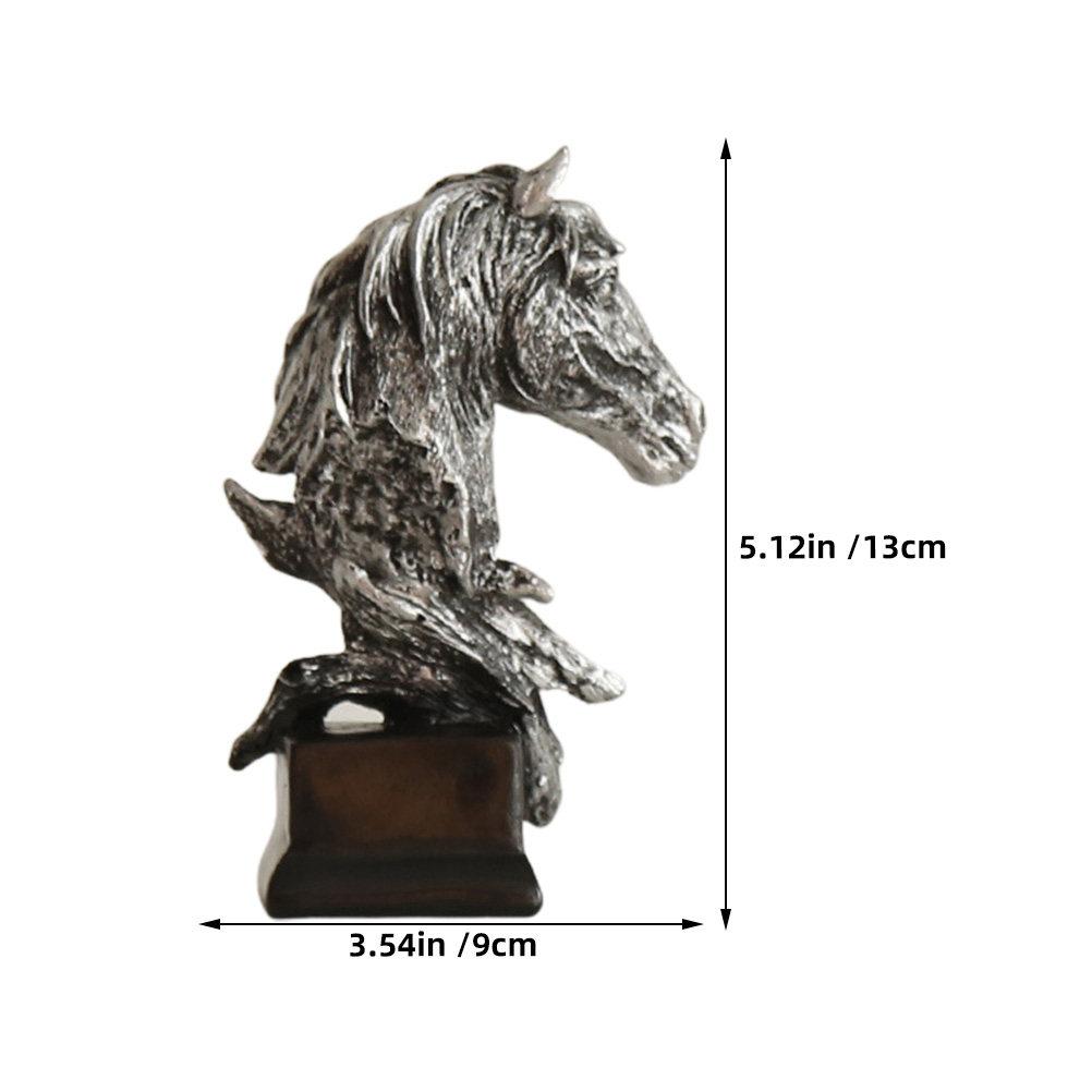 Golden Mini Horse Head Resin Craft Handmade Desktop Decoration Table Ornament Home Office Adornment Gift Souvenir Decor срібний
Golden Mini Horse Head Resin Craft Handmade Desktop Decoration Table Ornament Home Office Adornment Gift Souvenir Decor срібний