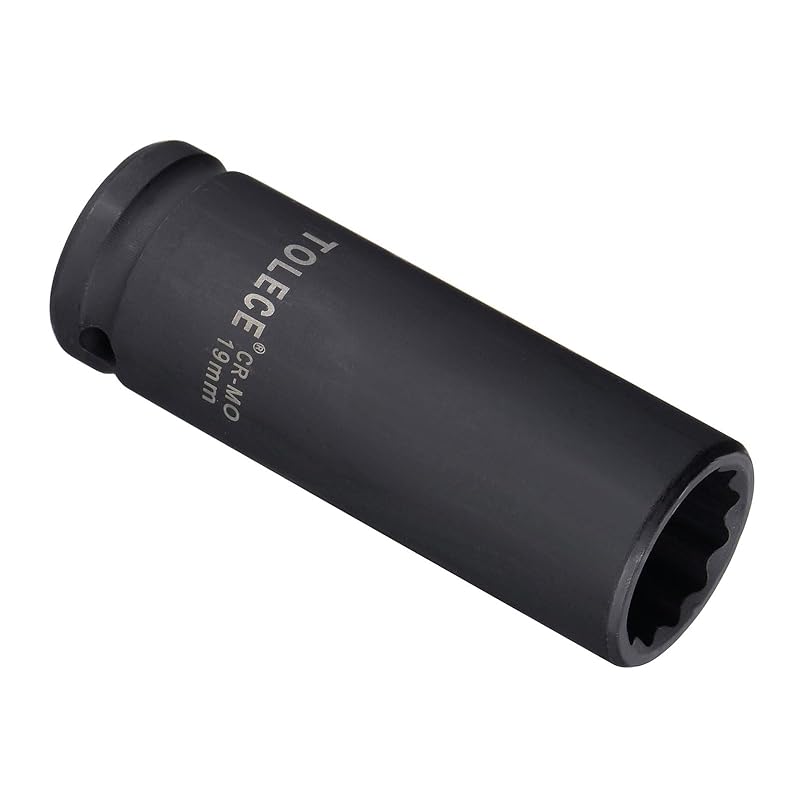CoCud deep impact socket 1/2 drive 19mm socket 78mm length CR-MO 12 points - (Application: (Applicable to DIY handmade repairs)
CoCud deep impact socket 1/2 drive 19mm socket 78mm length CR-MO 12 points - (Application: (Applicable to DIY handmade repairs)
