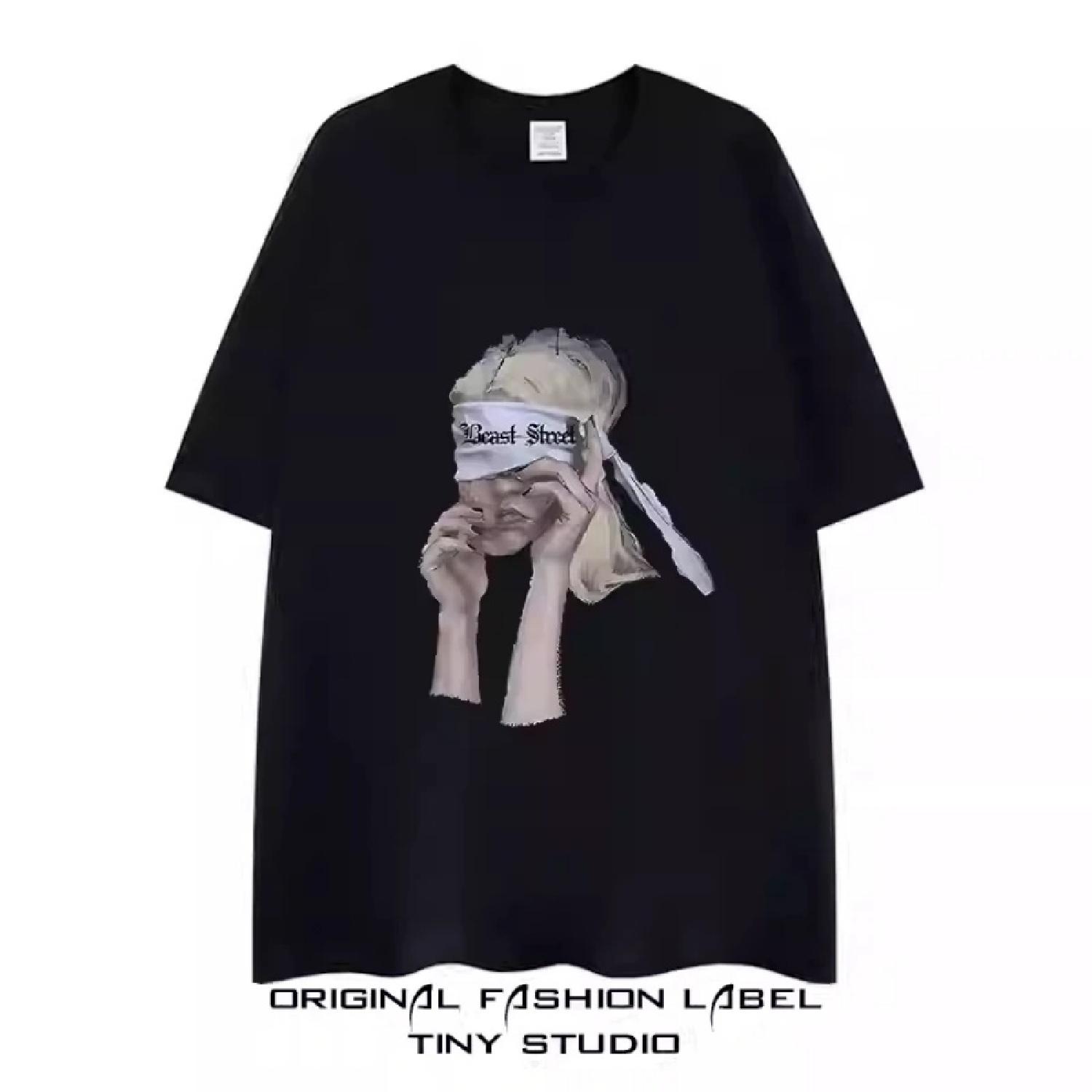 Plus Size American Trendy Brand Yabifeng Abstract Hand-painted Girl Printing Heavy Cotton Short-sleeved Versatile T-shirt Summer XXXXXL чорний
Plus Size American Trendy Brand Yabifeng Abstract Hand-painted Girl Printing Heavy Cotton Short-sleeved Versatile T-shirt Summer XXXXXL чорний