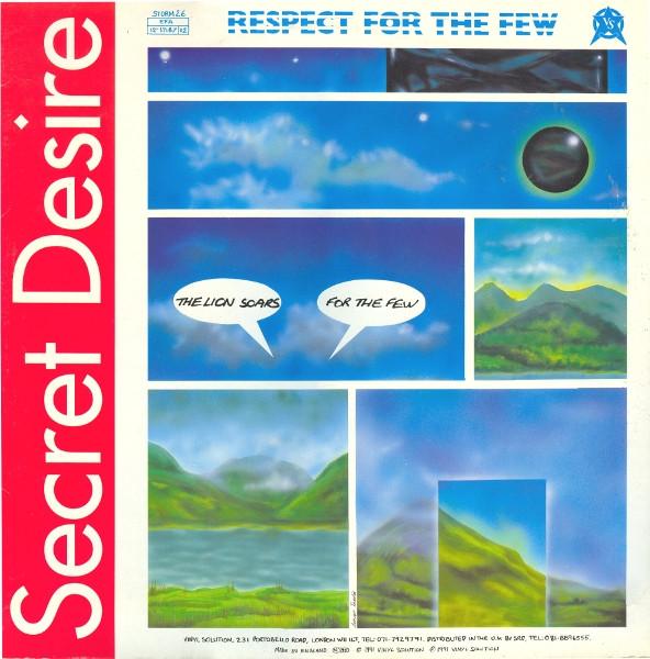 12inch Record SECRET DESIRE Respect For The Few STORM26 Vinyl Solution 1991 UK Dance Electronica Used
12inch Record SECRET DESIRE Respect For The Few STORM26 Vinyl Solution 1991 UK Dance Electronica Used