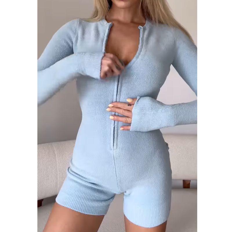 Порывистый модный стиль Сексуальные с длинными рукавами Облегающие С высокой талией Брюки для йоги Сексуальный кардиган на молнии Термо свитер Комбинезон Blue L
Порывистый модный стиль Сексуальные с длинными рукавами Облегающие С высокой талией Брюки для йоги Сексуальный кардиган на молнии Термо свитер Комбинезон Blue L