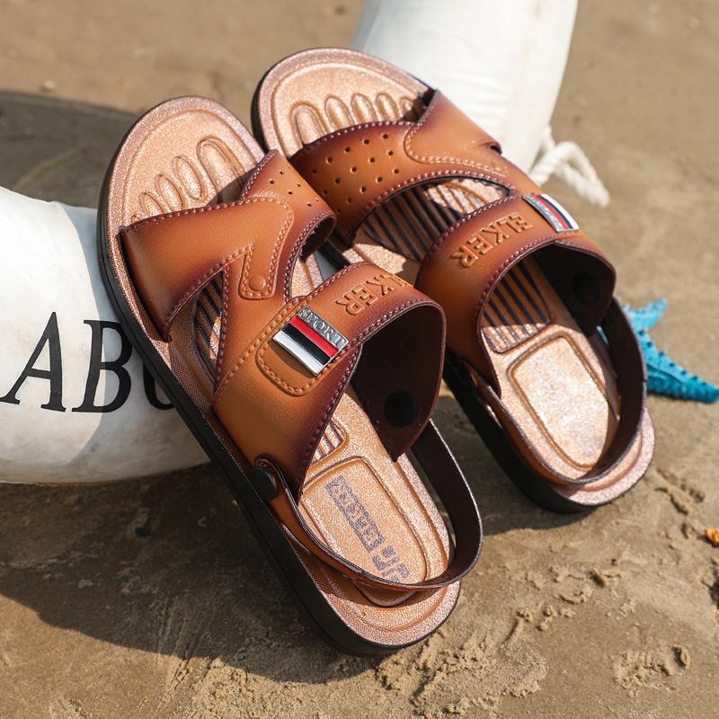 Summer sandals men s open-toe non-slip comfortable beach shoes dual-purpose versatile casual sandals men s summer casual shoes 44 коричневий
Summer sandals men s open-toe non-slip comfortable beach shoes dual-purpose versatile casual sandals men s summer casual shoes 44 коричневий