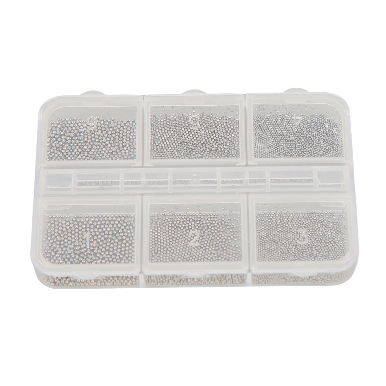 Nail Art Bead Home Salon Exquisite DIY Metal Mini Nail Beads Decoration for Nail Artist Novice чорний
Nail Art Bead Home Salon Exquisite DIY Metal Mini Nail Beads Decoration for Nail Artist Novice чорний