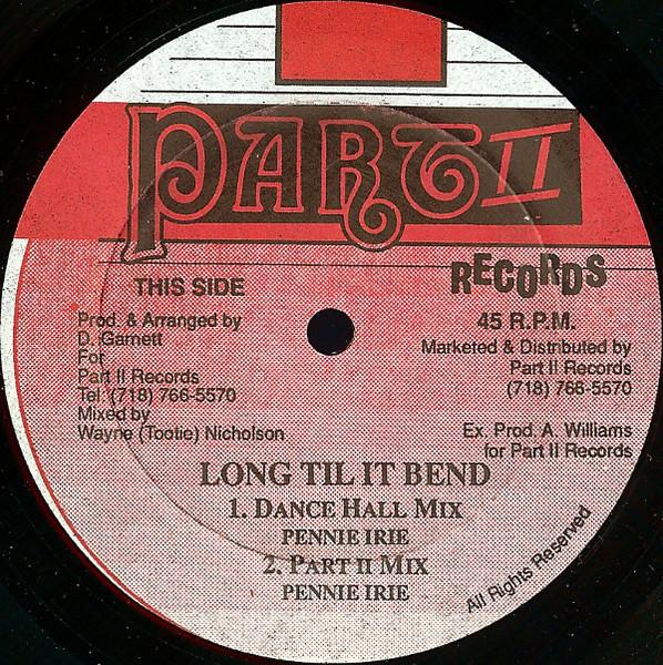 12inch Record PENNY IRIE / NASS-T / SIR RAFAEL - Long Til It Bend / Health & Strengt PT006 Part II Records US Reggae, Ska & Dub Used
12inch Record PENNY IRIE / NASS-T / SIR RAFAEL - Long Til It Bend / Health & Strengt PT006 Part II Records US Reggae, Ska & Dub Used