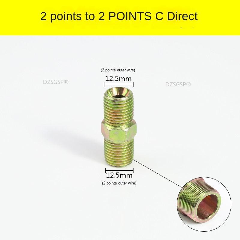 British Double Head Single Head C-type Oil Pipe Joint 2 Points 3/4 Points Bell Mouth Transition Hydraulic External Thread Direct
British Double Head Single Head C-type Oil Pipe Joint 2 Points 3/4 Points Bell Mouth Transition Hydraulic External Thread Direct