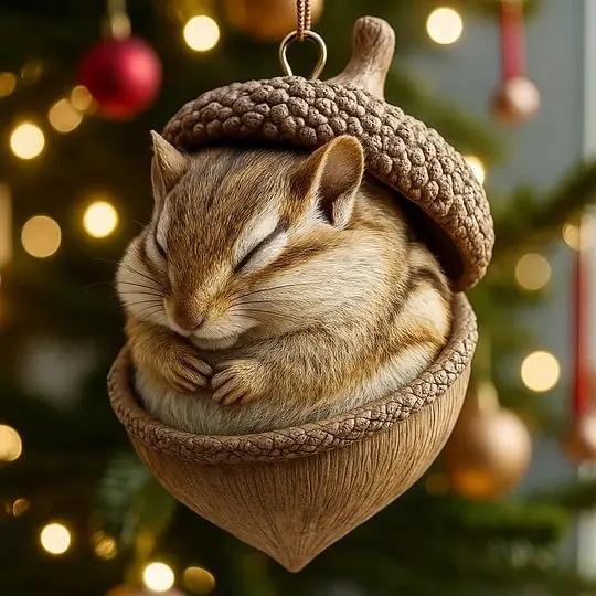 New Chestnut Squirrel Hedgehog Christmas Flat Decoration Christmas tree pendant 2D flat acrylic pendant Christmas decorations
New Chestnut Squirrel Hedgehog Christmas Flat Decoration Christmas tree pendant 2D flat acrylic pendant Christmas decorations